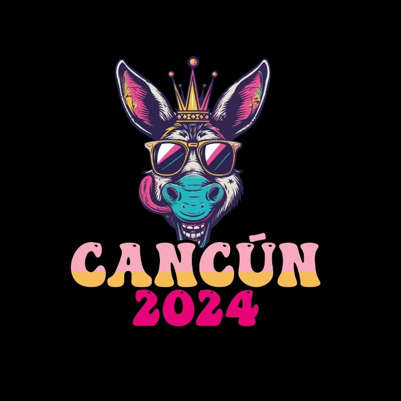 Cancun 2024 Âne de fête