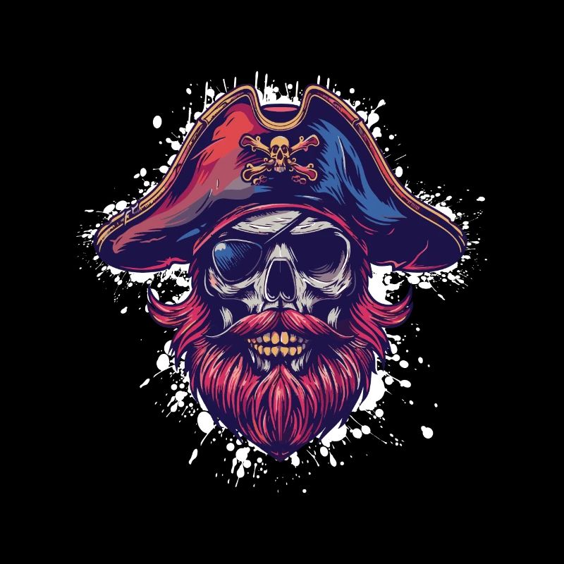 Capitaine Crâne de pirate