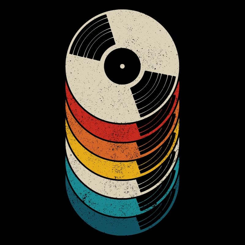 Vinyl Record Gift For DJ Vintage