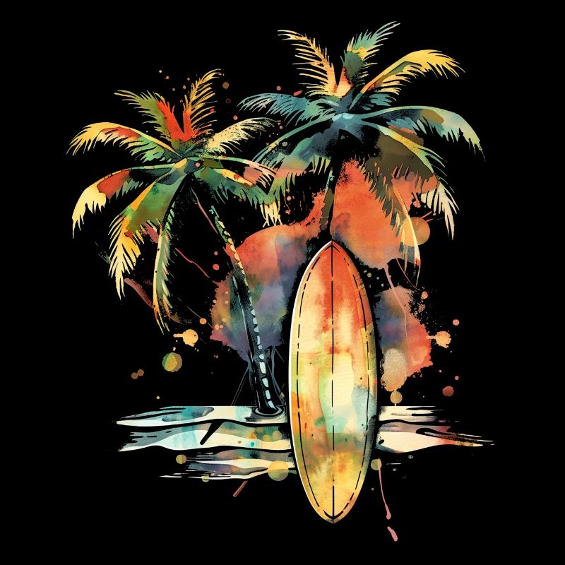 Surfeur cadeau Vintage Surf
