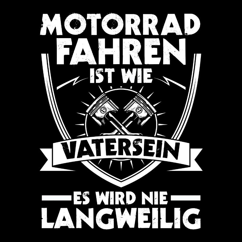 Papa Motorrad Vater Motorradfahrer