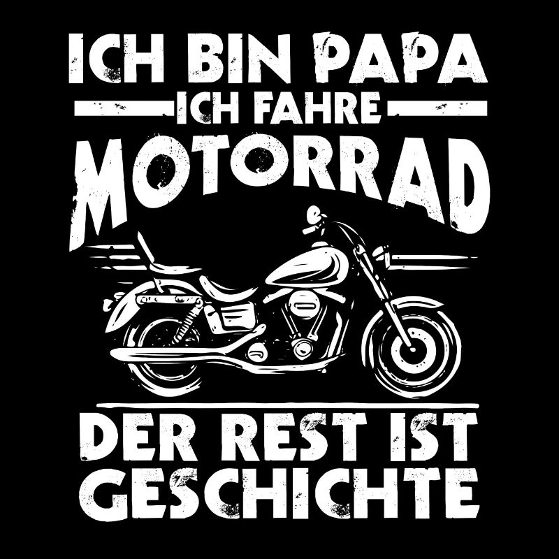 Papa Motorrad Vater Motorradfahrer