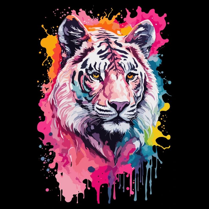 Lion Cool et Cool à l’aquarelle