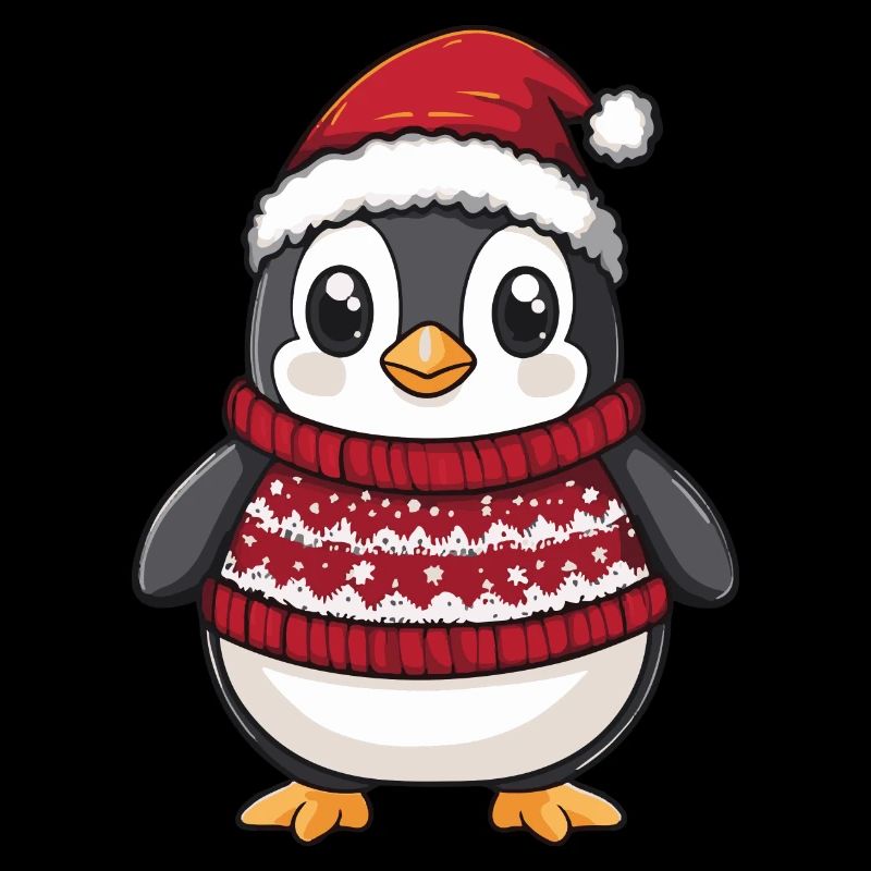 Bande dessinée de Noël Pingouin