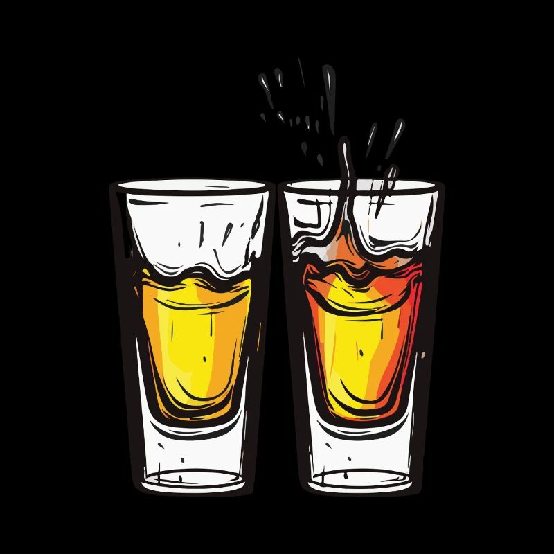 Verres à tequila Vodka