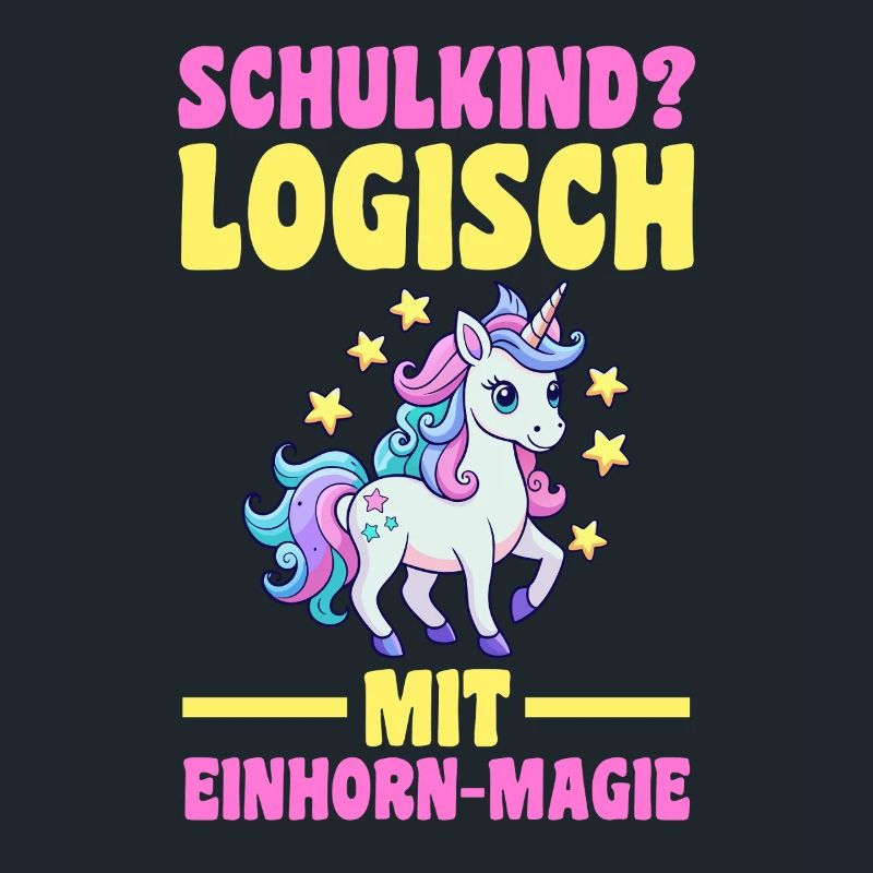 Kita Abgänger Einschulung Einhorn Schulkind