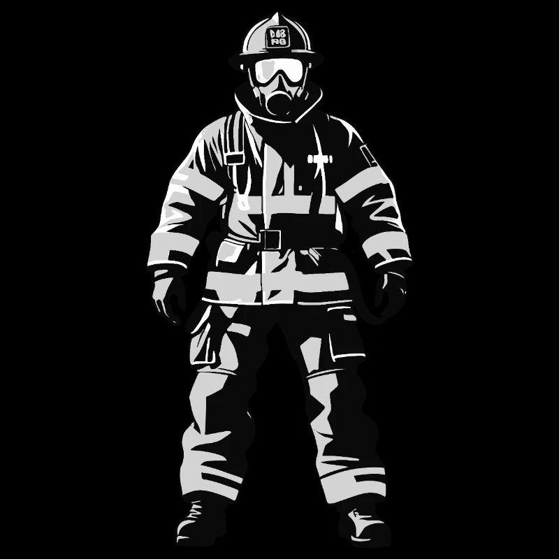 Firefighter - Profession Design Sticker
