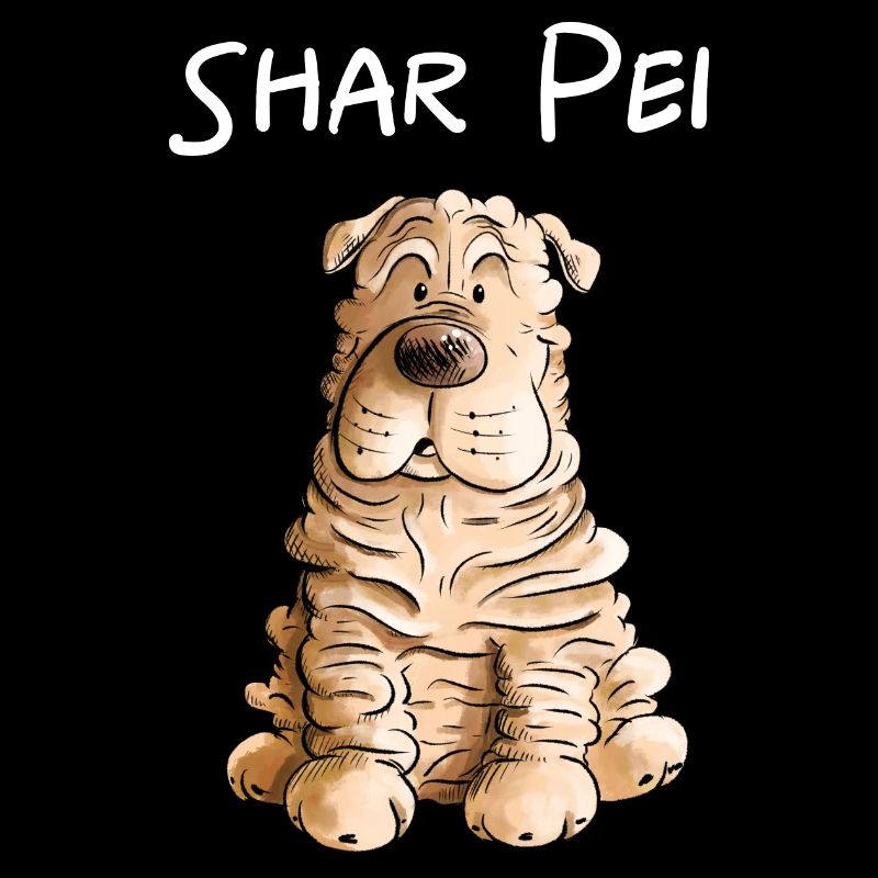 Happy Shar Pei I chien pliant