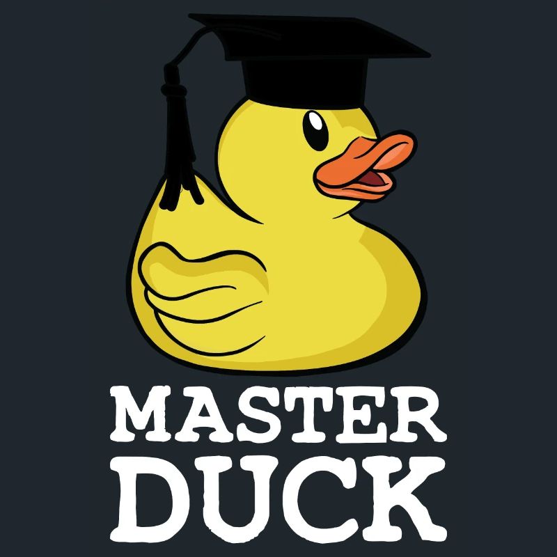 Master Duck Student Masterabschluss Spruch
