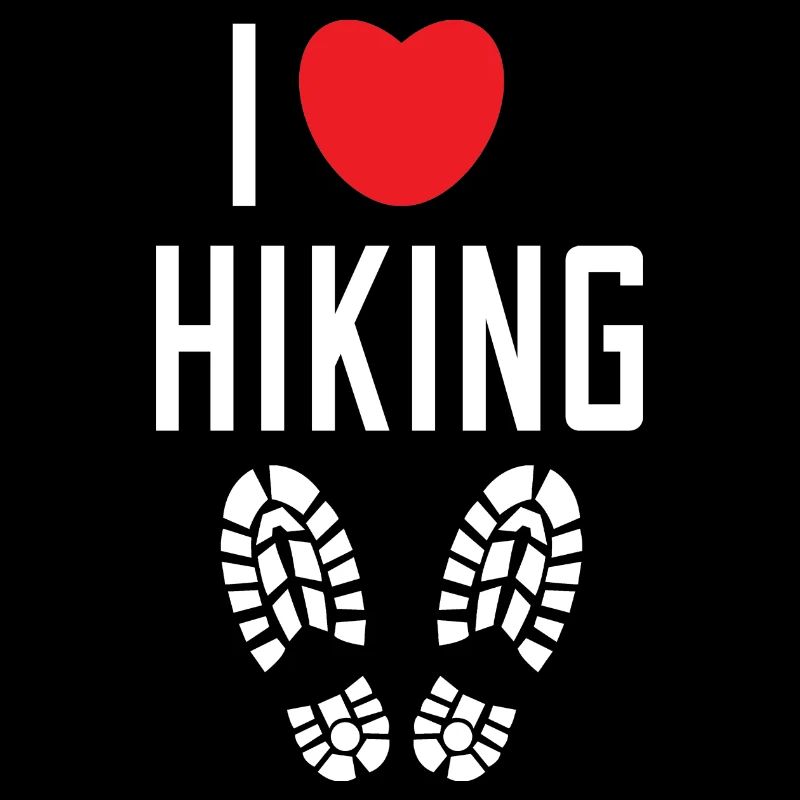 Ich Liebe Wandern Herz Statement Bergsteigen