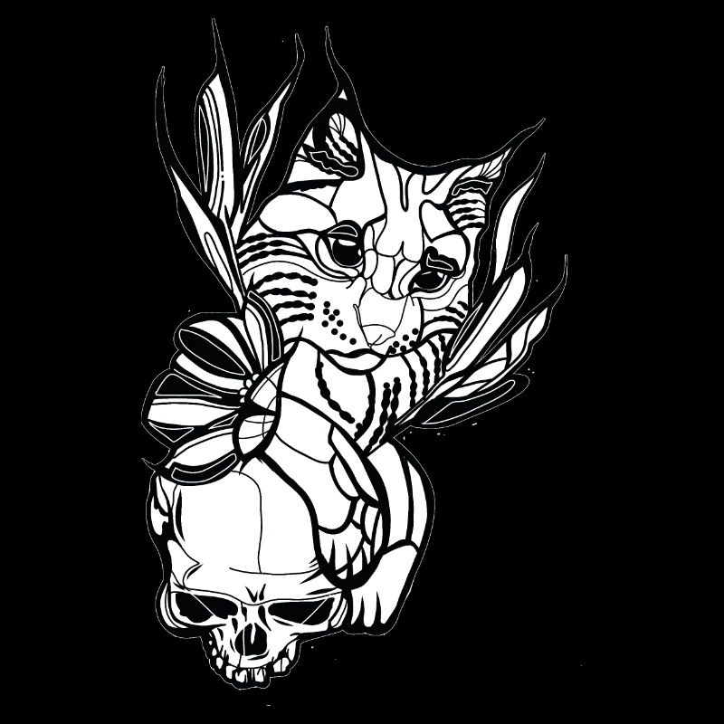 Skull // Cat