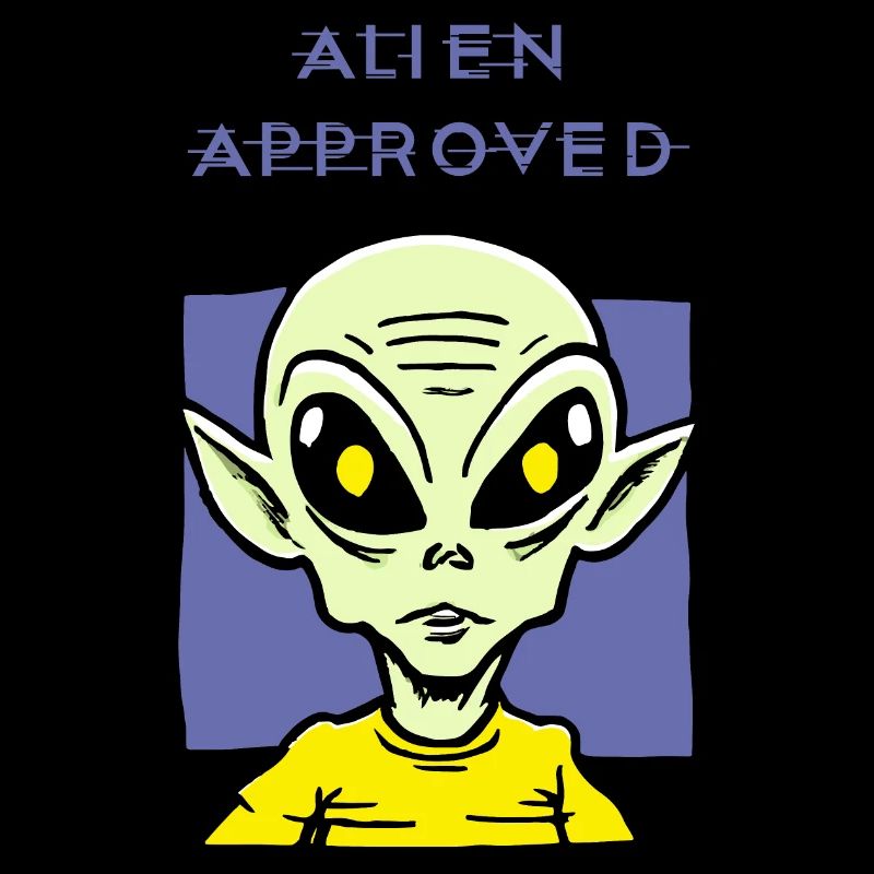 Alien Approved Yellow Eye Design