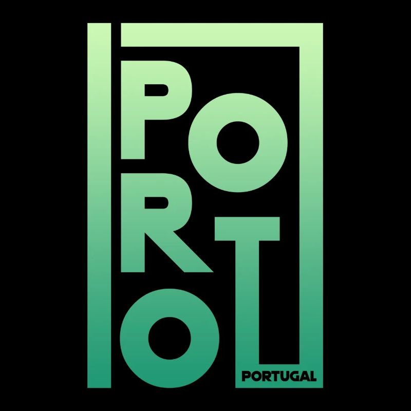 Porto Portugal Gradient Frame