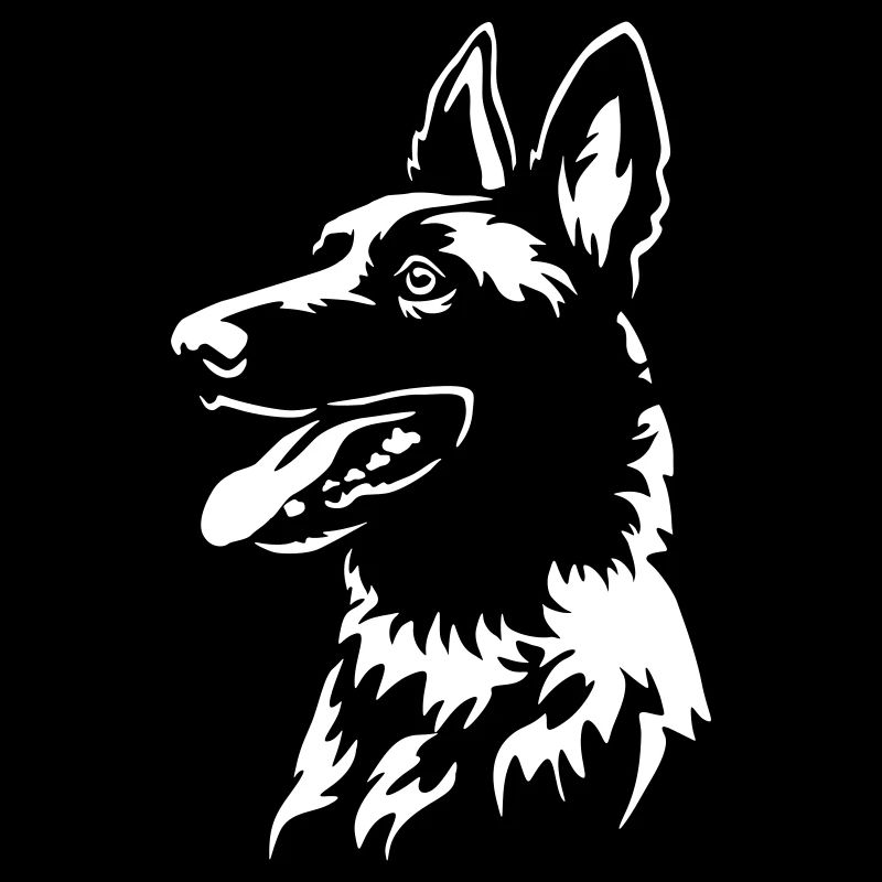 Malinois Kopf "Black Edition"