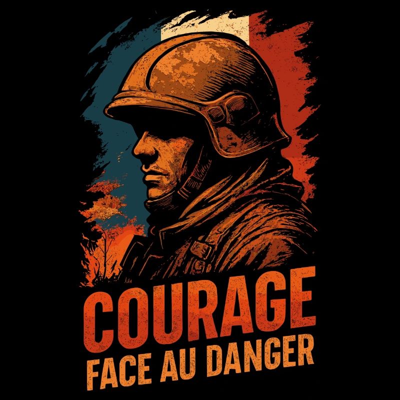 Pompier Courage Face au Danger – Héros Français