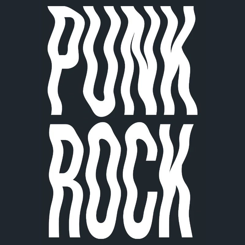 Wavy Punk Rock Typography