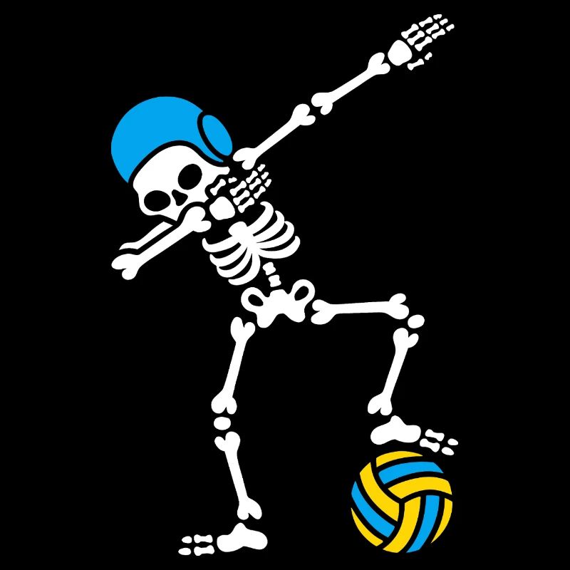 Skeleton Spike Volleyball Halloween