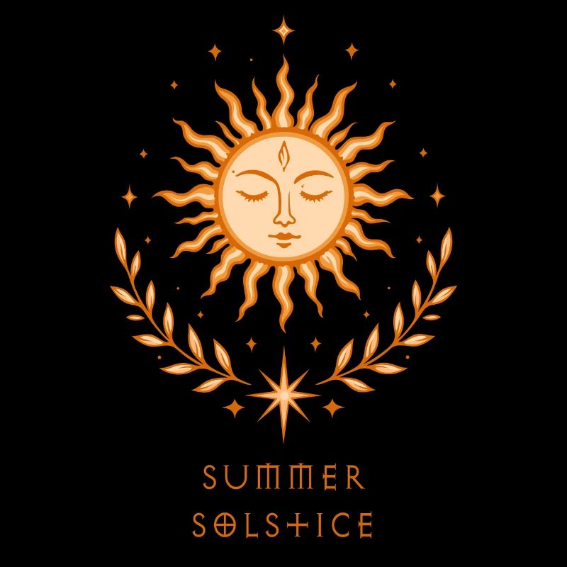Soleil du solstice d’été – Symbole bohème