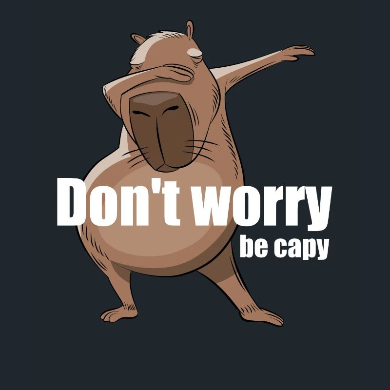 Don't worry be Capy - Capybara dabbing