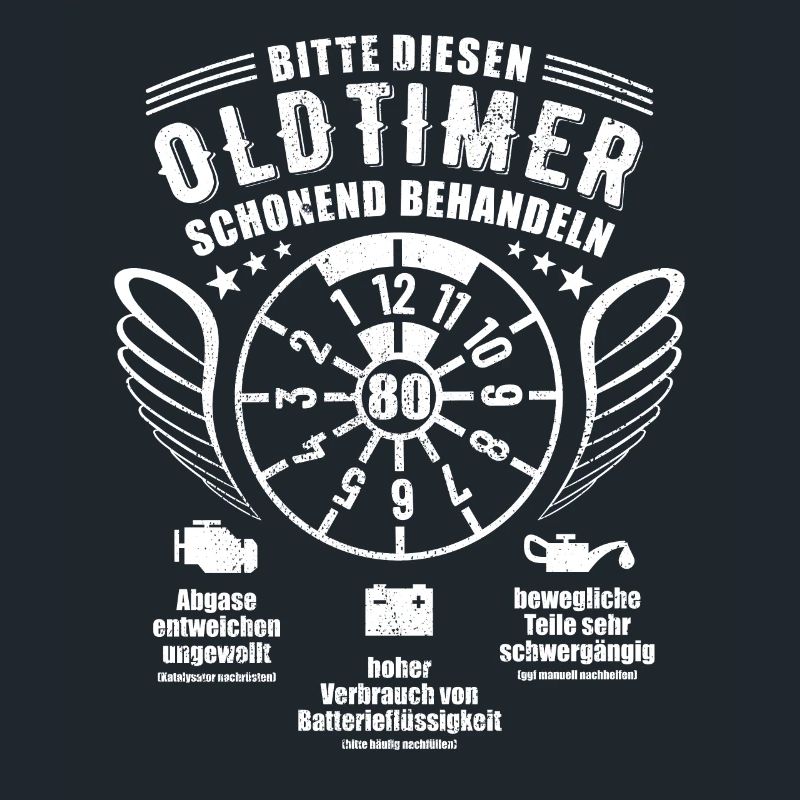 Oldtimer schonend behandeln - 80. Geburtstag