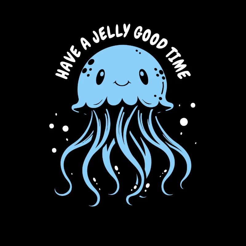 Have a jelly good time - Jellyfish with tentacles