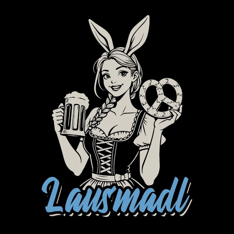 Lausmadl - Madl im Dirndl - Bier und Bretzel