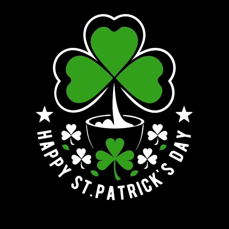 Happy St. Patrick's Day - Kleeblatt - Irland