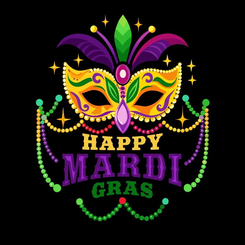 Mardi Gras - Karneval - Maske - Geschenk