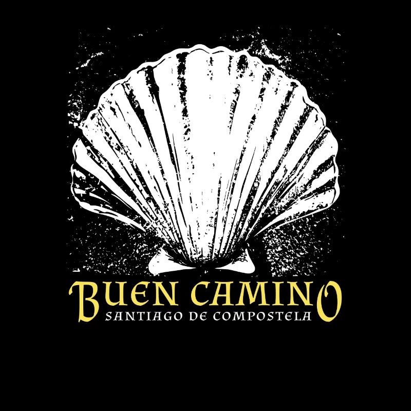Buen Camino, coquille Saint-Jacques-de-Compostelle