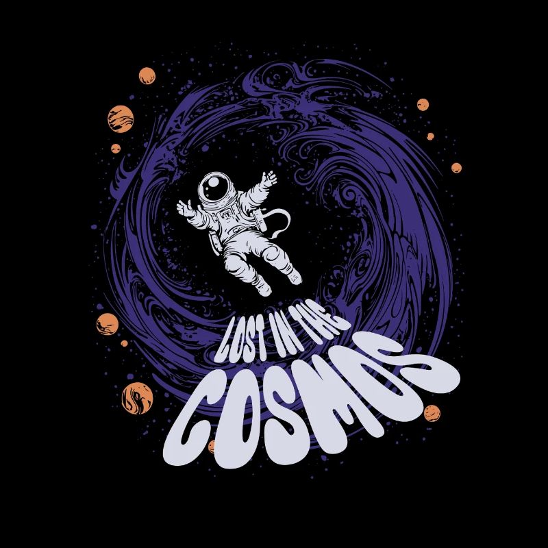 Perdu dans le cosmos - Astronaute - Espace
