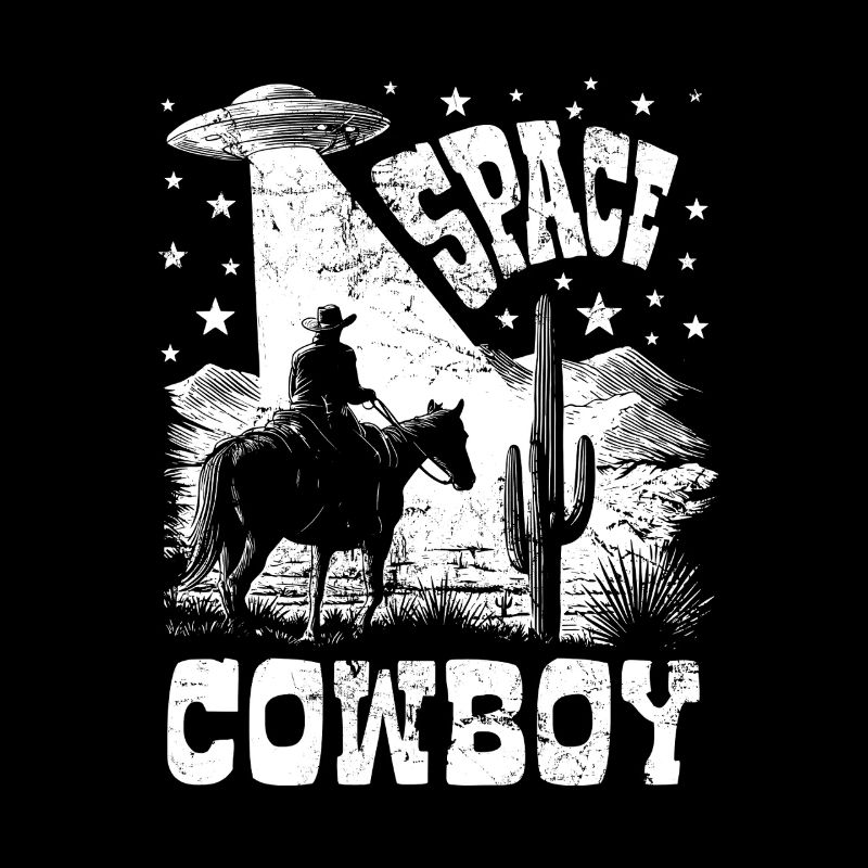 Space Cowboy - OVNI - Graphismes rétro