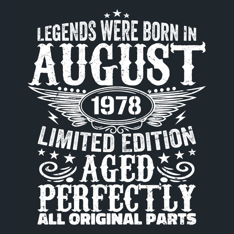 August 1978 Jubiläum 1978 Legenden August