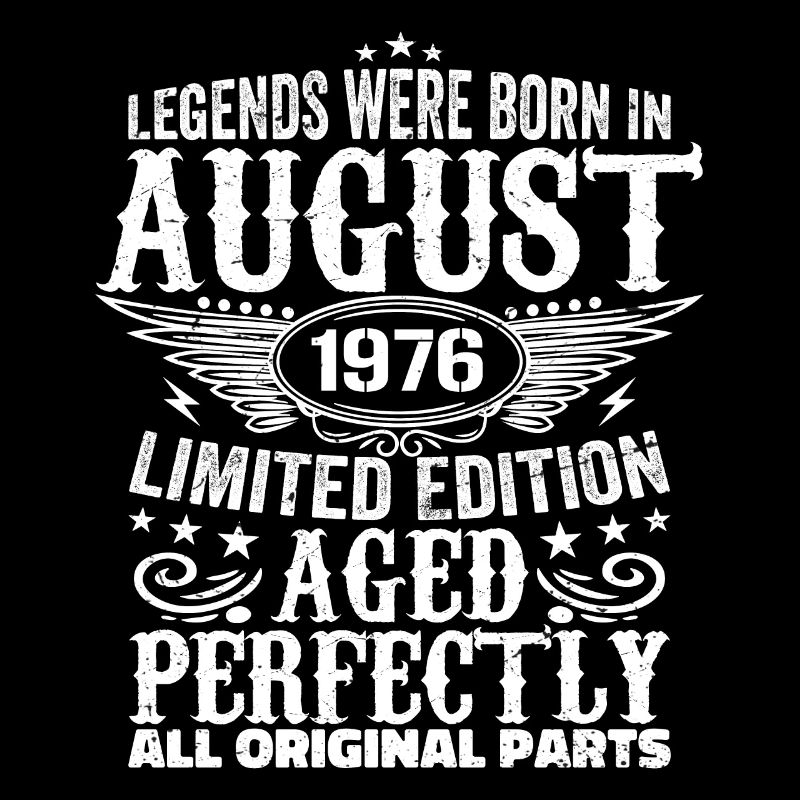 August 1976 Jubiläum 1976 Legenden August