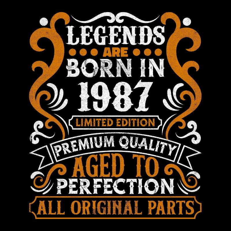 Legends Are Born In 1987 Geburtstagsgeschenk -1987