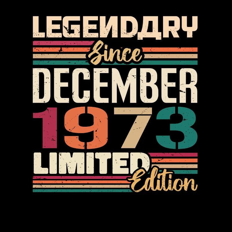 Legendary since December 1973 Vintage December 1973