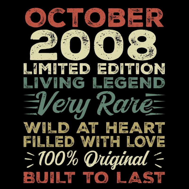 2008 Octobre 2008 Anniversaire Octobre 2008 Original