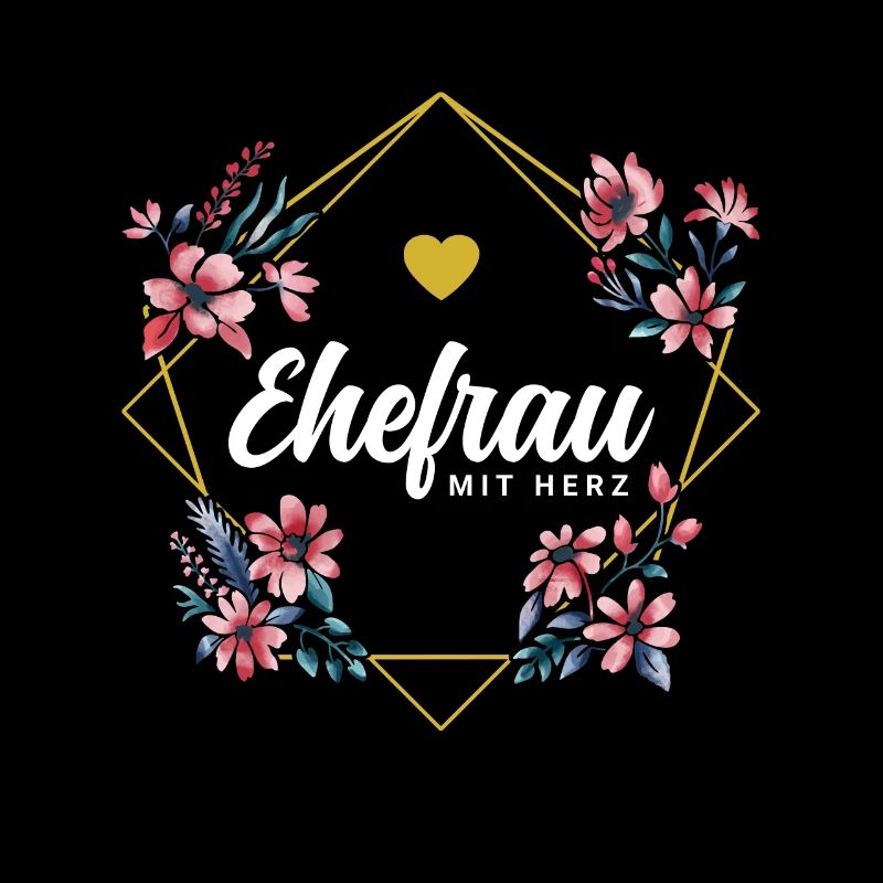 Ehefrau mit Herz