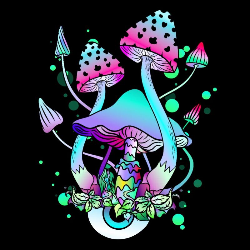Magic Mushrooms Goa Psy Trance Mushroom Art