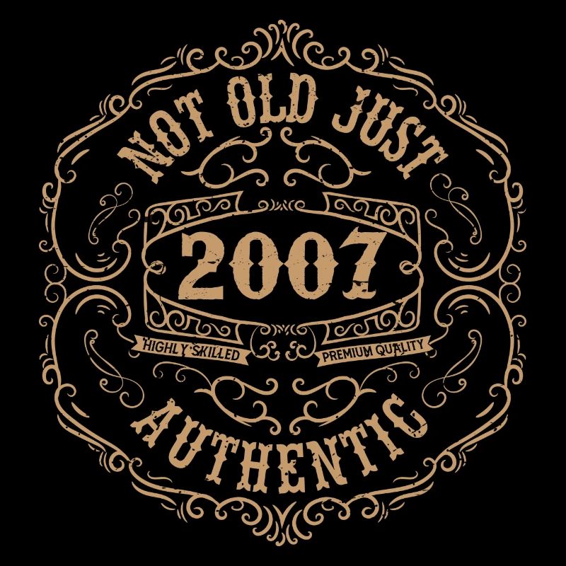 2007 Classic 2007 Retro Geburtstagsgeschenk 2007