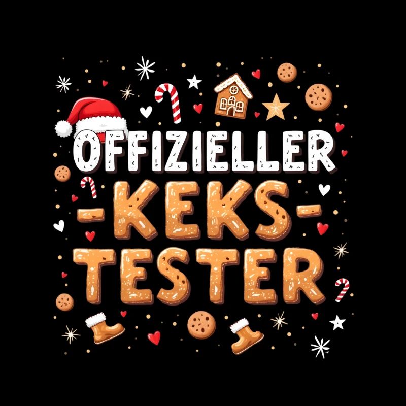 Offizieller Kekstester Weihnachten Lustig Winter