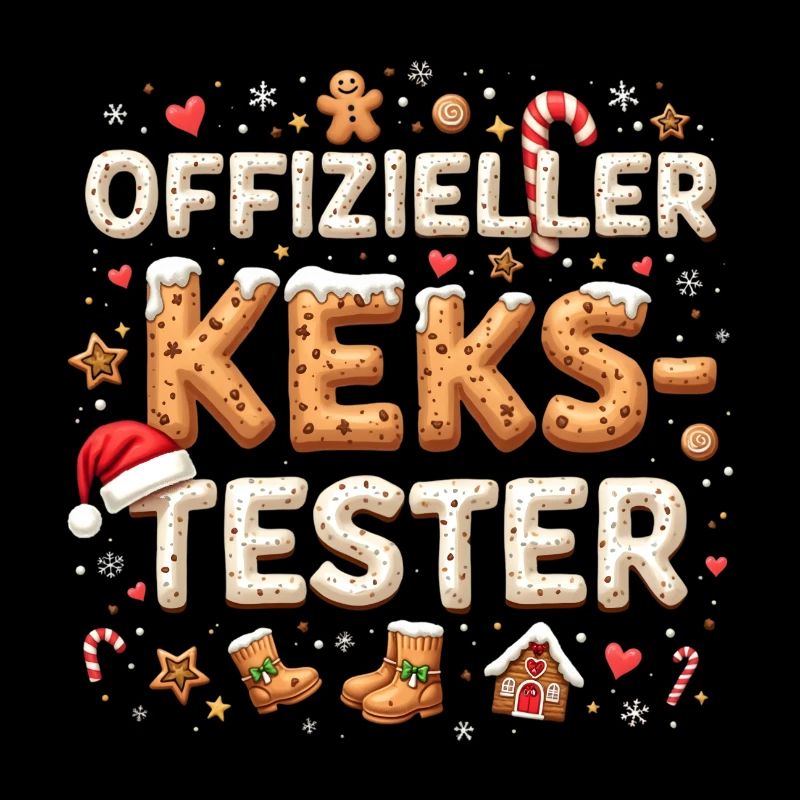 Offizieller Kekstester Weihnachtliches Design