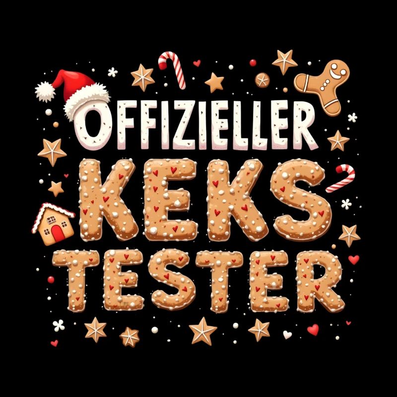 Offizieller Keks Tester Weihnachten Lustig