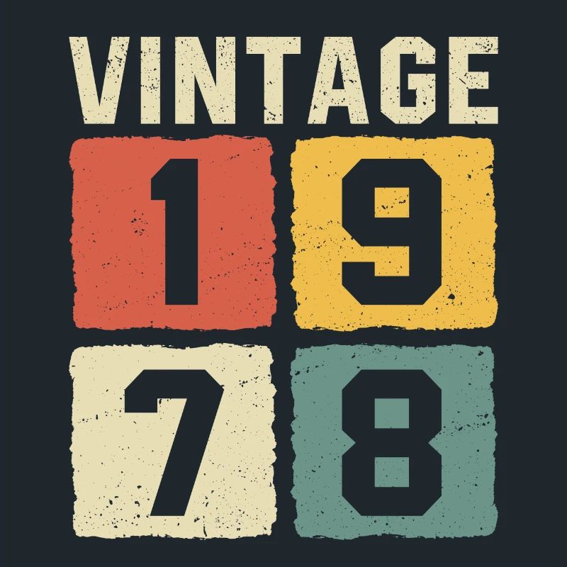 Vintage 1978 Geboren 1978