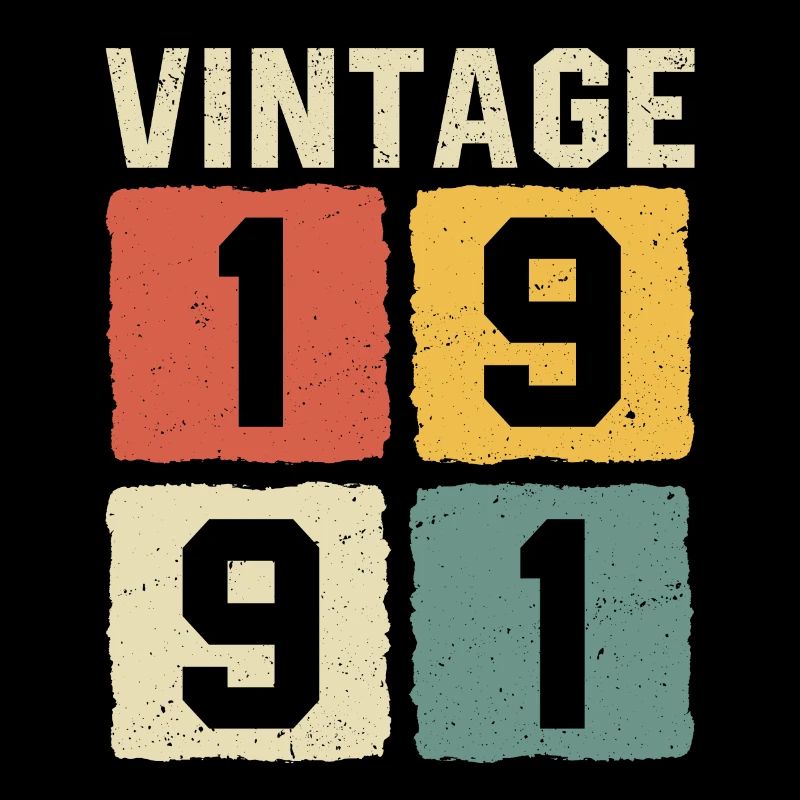 Vintage 1991 Geboren 1991