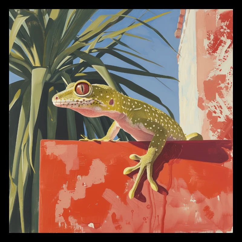 gecko, lizard, colorful, animal, gift, gift idea