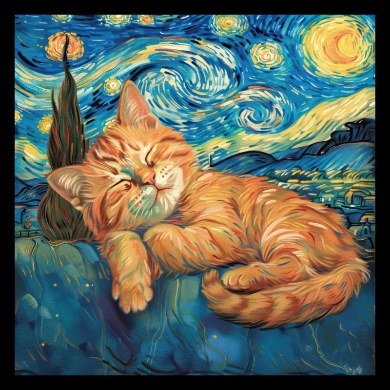 Chat, motif chat, cadeau