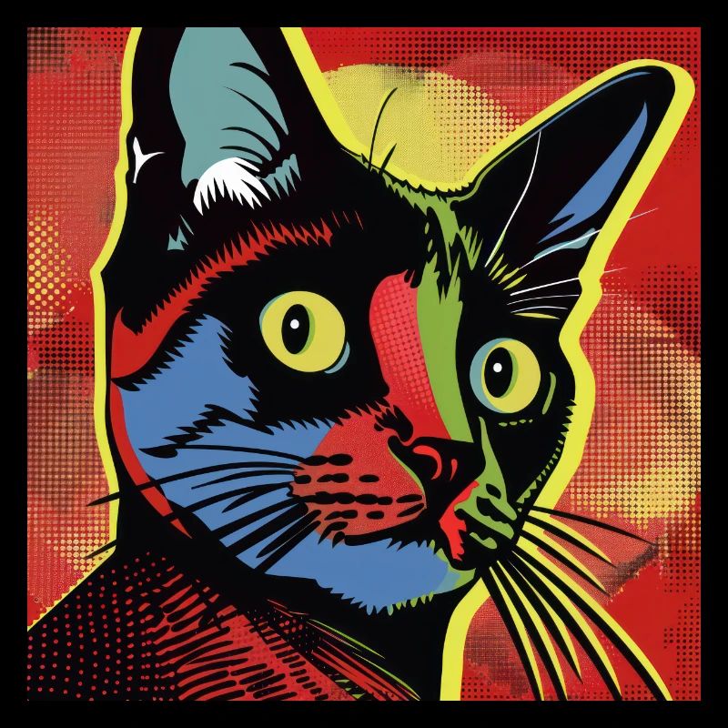 Katze, katzenmotiv, comic