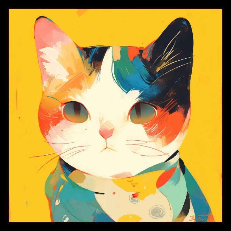 Chat, Motif De Chat
