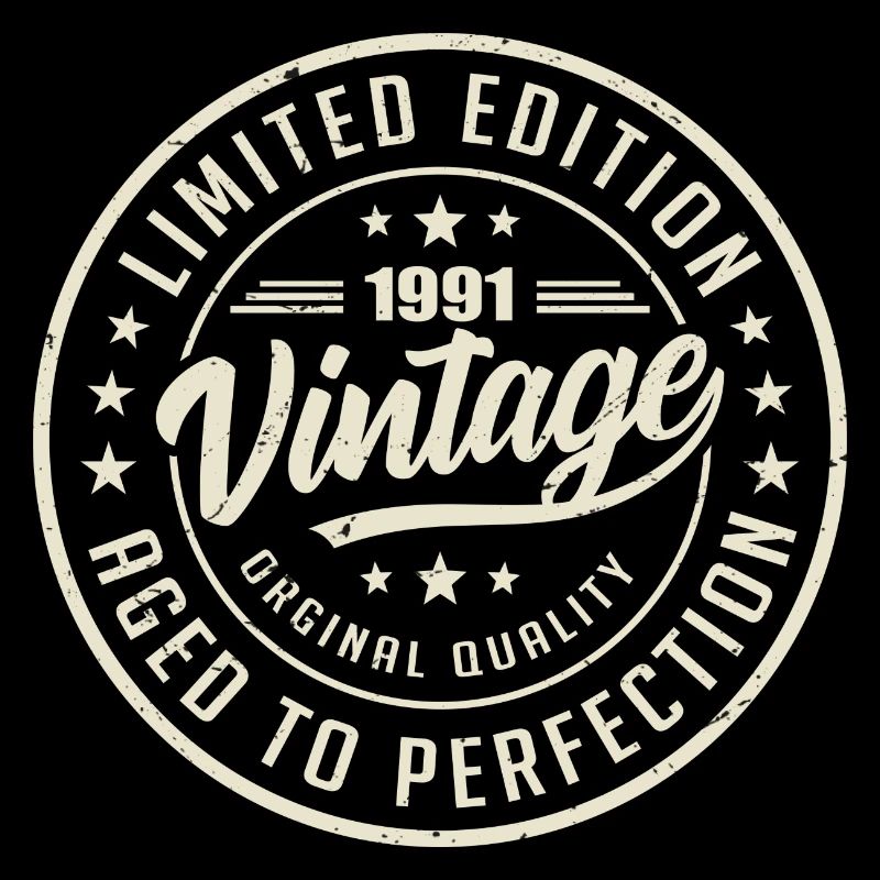 Vintage 1991 Gift 1991 Retro Birthday 1991