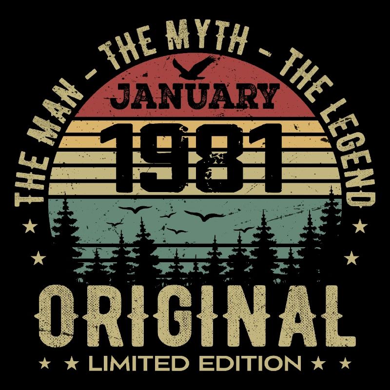 Cadeau D'anniversaire 44 ans, Nées En Janvier 1981
